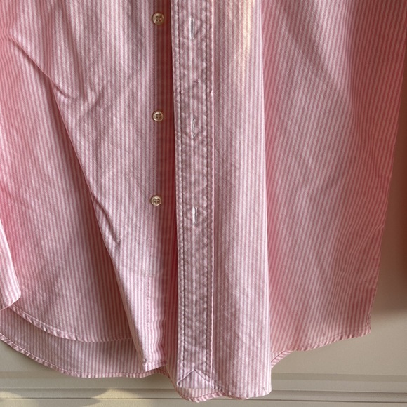 Polo Ralph Lauren - pink/white seersucker dress shirt - Picture 9 of 14
